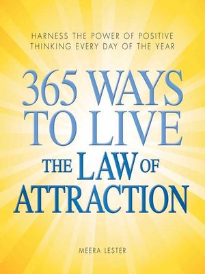 cover image of 365 Ways to Live the Law of Attraction